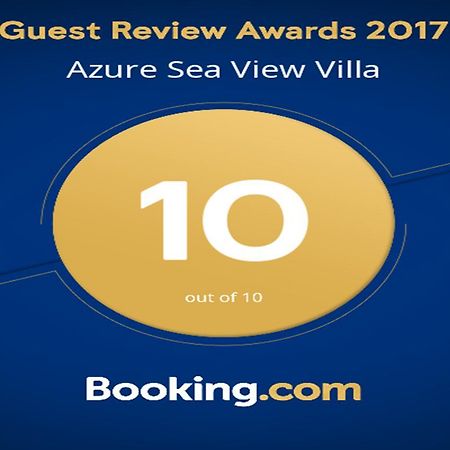 Azure Sea View Villa Rethymno Exteriör bild