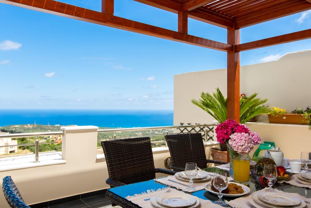 Azure Sea View Villa Rethymno Rum bild