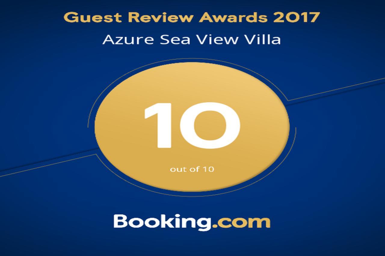 Azure Sea View Villa Rethymno Exteriör bild